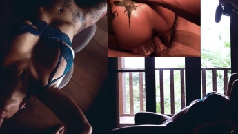 Geheim-Sextape im Jungle Haus – Kopfüber lutschen, lecken & ficken bis er spritzt!